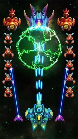 Tận hưởng những trận chiến kịch tính trong Galaxy Invaders