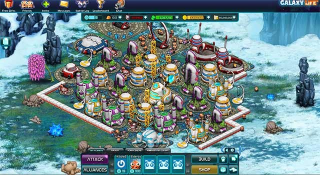 Thành lập liên minh liên thiên hà trong khi chơi Galaxy Life và cùng nhau thống trị không gian