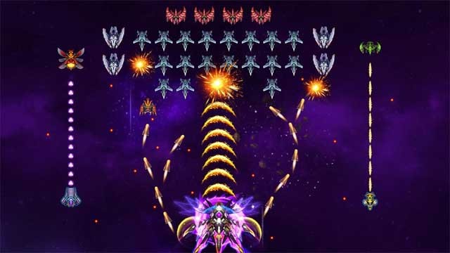 Game Galaxy Sky Shooting Android sở hữu đồ họa tuyệt đẹp và chất lượng âm thanh tinh tế