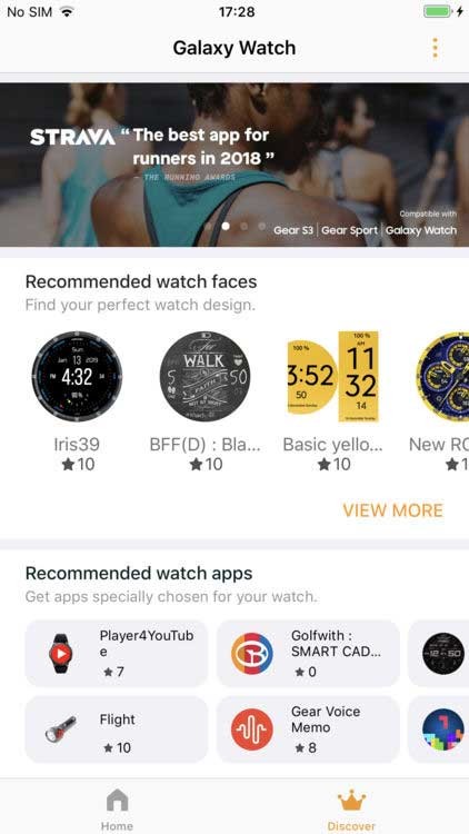 Galaxy Watch iOS không tương thích với iPad và iPod Touch