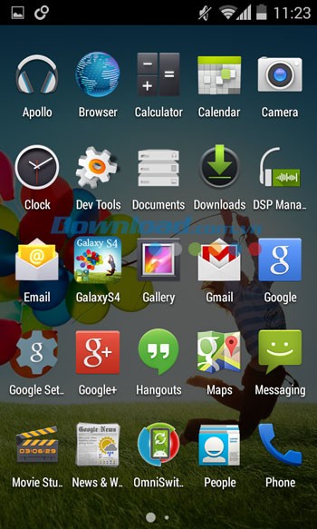 GalaxyS4 Next Launcher Theme