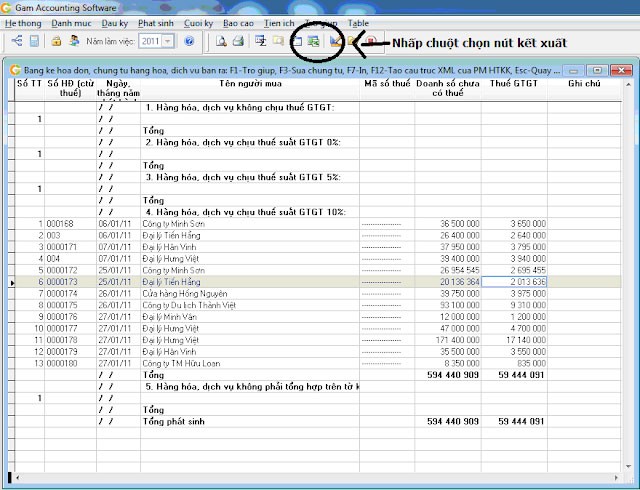Phần mềm kế toán Gam Accounting Software