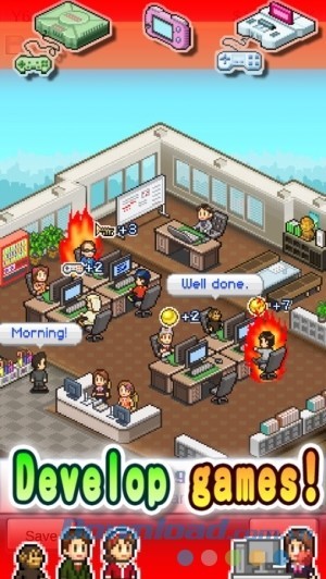 Game mô phỏng Game Dev Story cho iOS