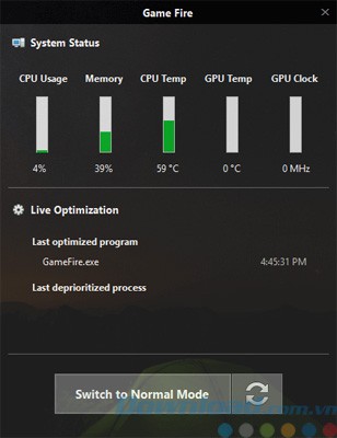 Xem thông tin hệ thống trong thời gian thực