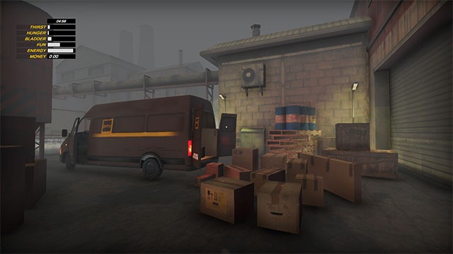 inBOX là game mô phỏng cuộc sống và hành trình sinh tồn của người lái xe tải nghèo khó