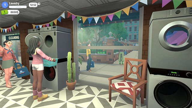 Laundry Simulator là game mô phỏng tiệm giặt là với đồ họa nhiều màu sắc bắt mắt