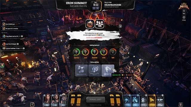 Kiểm soát toàn bộ từ ban nhạc cho đến sân khấu, các khu vực trong sự kiện...