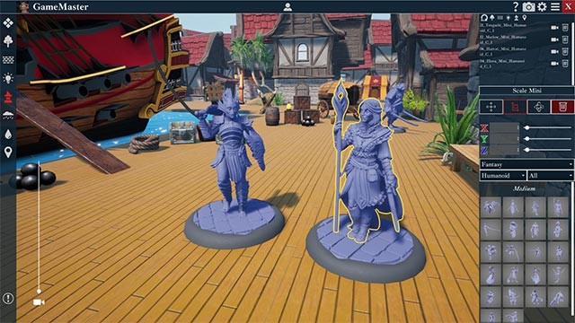 Sắp xếp các đối tượng, đồ trang trí... lên bản đồ theo phong cách nhập vai, phiêu lưu hay chiến đấu