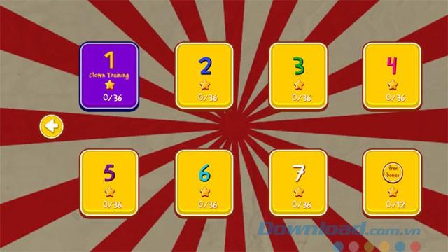 Các level trong game