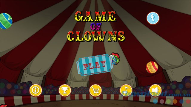 Menu chính của game