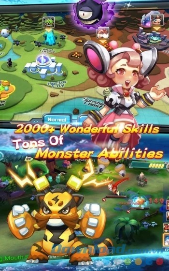 Hàng nghìn kỹ năng của quái vật đang chờ bạn mở khóa