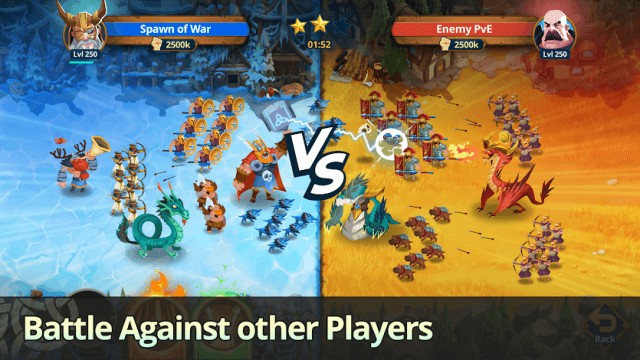 Chiến đấu chống lại AI hoặc người chơi khác trong game đế chế Game of Nations