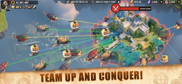 Lập team và chinh phục