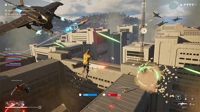 POLARIS là game bắn súng hợp tác khoa học viễn tưởng, trải dài từ mặt đấy đến không trung