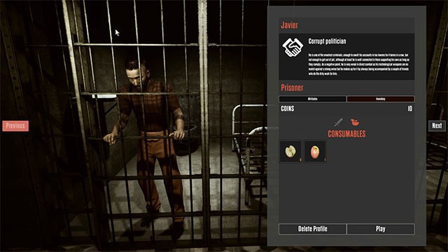 Lựa chọn thống trị nhà tù hoặc vượt ngục cùng với đồng bọn