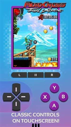 Trải nghiệm bộ điều khiển cổ điển trên màn hình cảm ứng