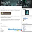 Games World Template: Free Gaming Theme
