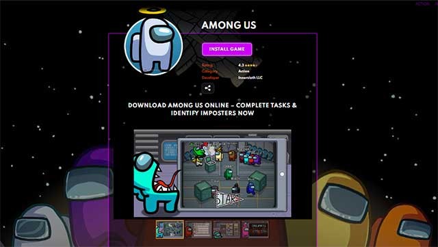 Tải game ngay trong trình duyệt của bạn mà không cần đăng ký tài khoản trên web