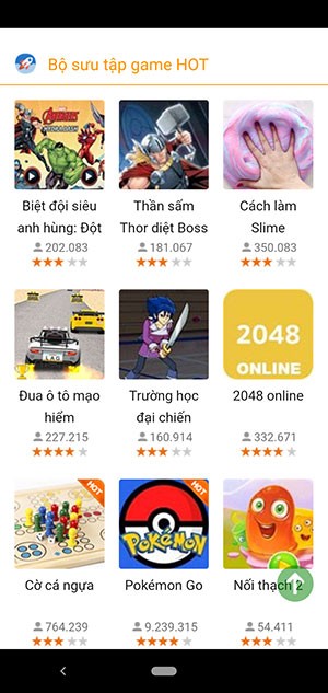 Bộ sưu tập game hot