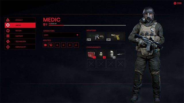 Trang bị cho nhân vật các loại vũ khí, phụ kiện cần thiết trong từng nhiệm vụ