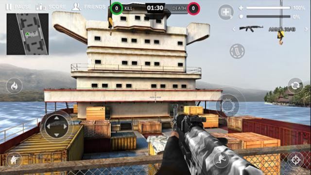 Bắn súng ở nhiều địa điểm khác nhau