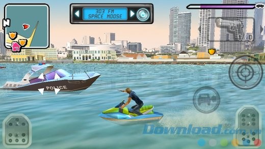 Đua xe bắn súng như trong GTA