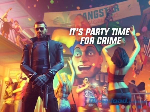 Gangstar New Orleans OpenWorld cho Andorid nằm trong series game Thế giới tội phạm đình đám của Gameloft
