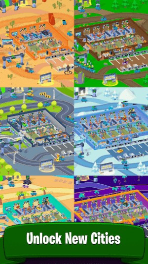 Mở khóa các thành phố mới