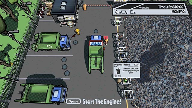 Cùng đồng đội đổ các thùng rác lên xe rác, chữa cháy và dọn dẹp thành phố với tốc độ nhanh nhất có thể