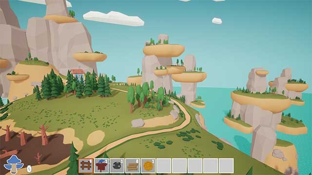 Có vô số yếu tố đa dạng để thu thập như nấm ma thuật, kho báu, bướm,…