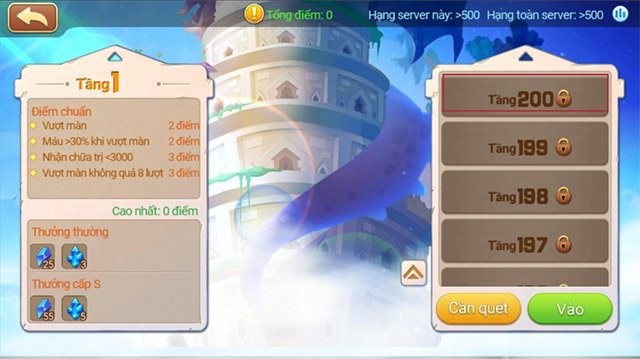 Cập nhật Leo Tháp