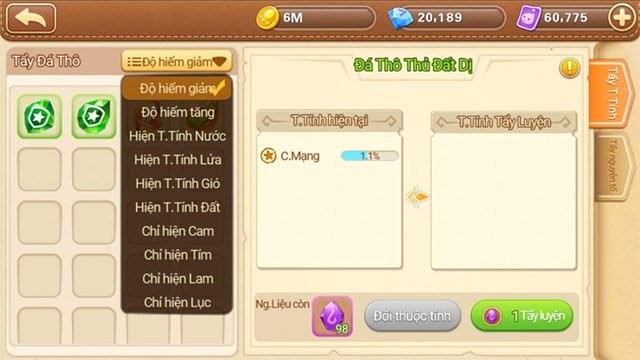 Tẩy luyện Đá Thô