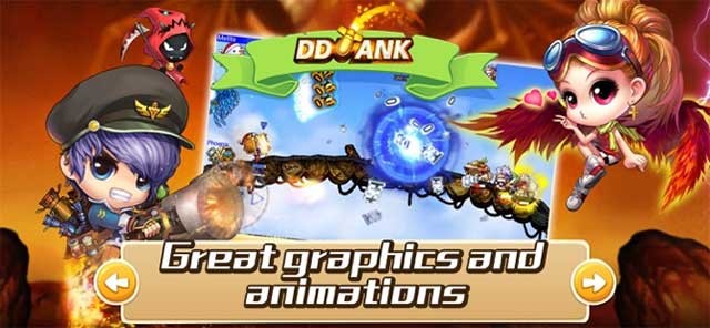 Bomb Me English for iOS sở hữu đồ họa đẹp mắt với dàn nhân vật dễ thương