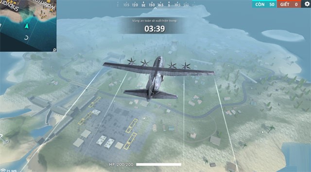 Máy bay chuyên chở người chơi trong Garena Free Fire