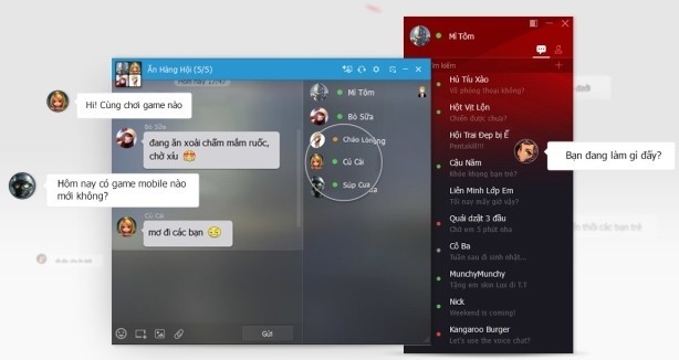 Giao diện Chat hoàn toàn mới trên Garena 2.0