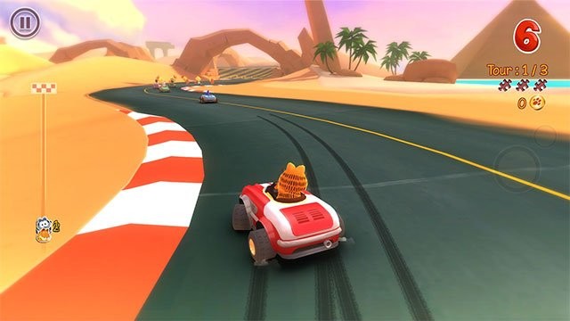 Game đua xe Garfield Kart