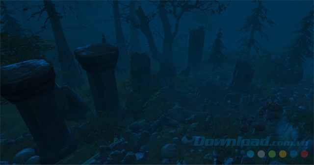 Không gian buổi tối của Garlock Online