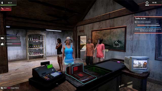 Phục vụ khách hàng để kiếm tiền cho việc sửa chữa và cải tiến thêm