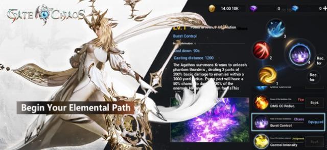 Những con đường độc đáo với các kỹ năng nguyên tố khác nhau