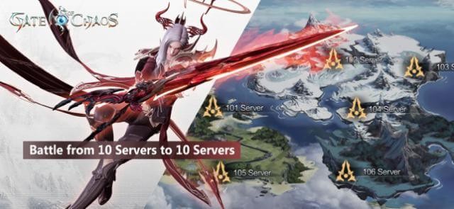Chiến đấu MMO liên server cực hỗn loạn