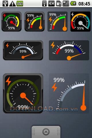 Gauge Battery Widget for Android