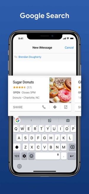 Gboard tích hợp tìm kiếm Google