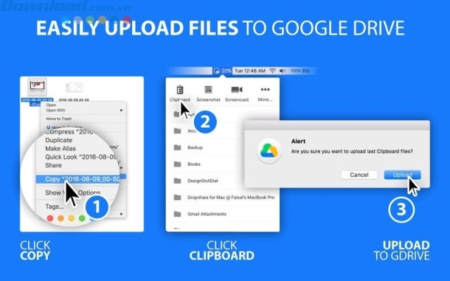 Tải file lên Google Drive nhanh chóng, dễ dàng