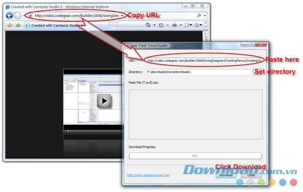 Hướng dẫn sử dụng Gear Flash Downloader