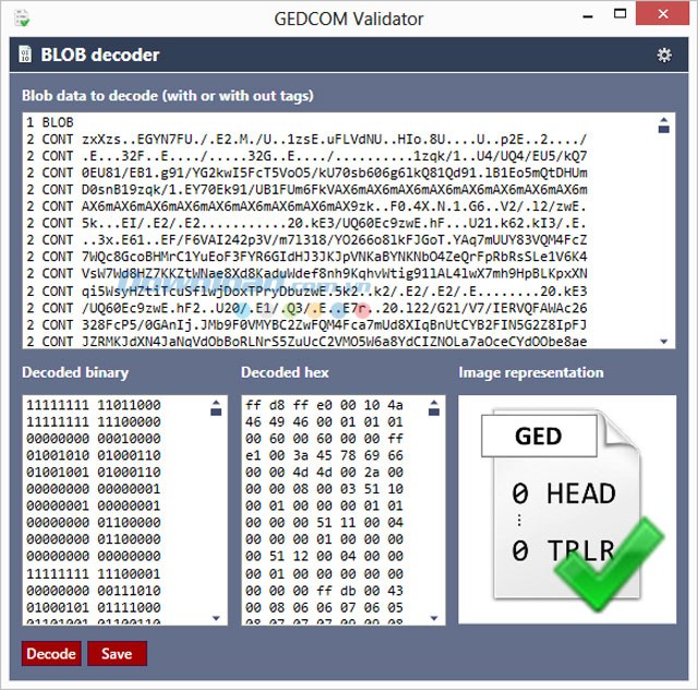 GEDCOM Validator