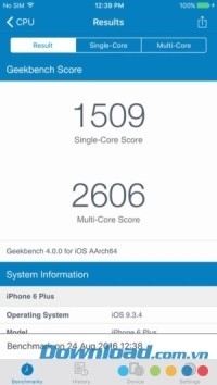 Hiển thị kết quả nhanh chóng