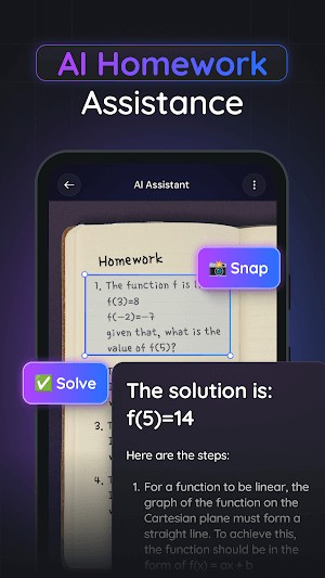 Hỗ trợ giải quyết bài tập về nhà bằng AI