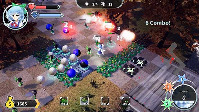 Game thủ thành phong cách hành động độc đáo - Gensokyo Defenders