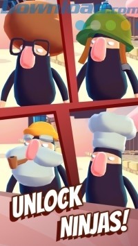 Mở khóa nhiều loại ninja khác nhau