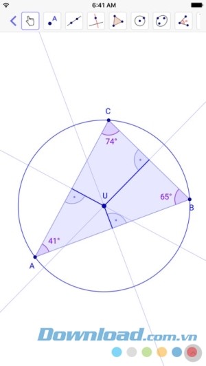 Vẽ biểu đồ hình tròn trên iPhone